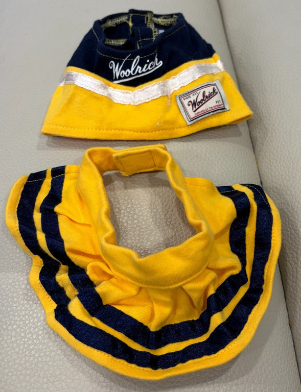 Woolrich Dog's Cheerleading Outfit~Sz XS