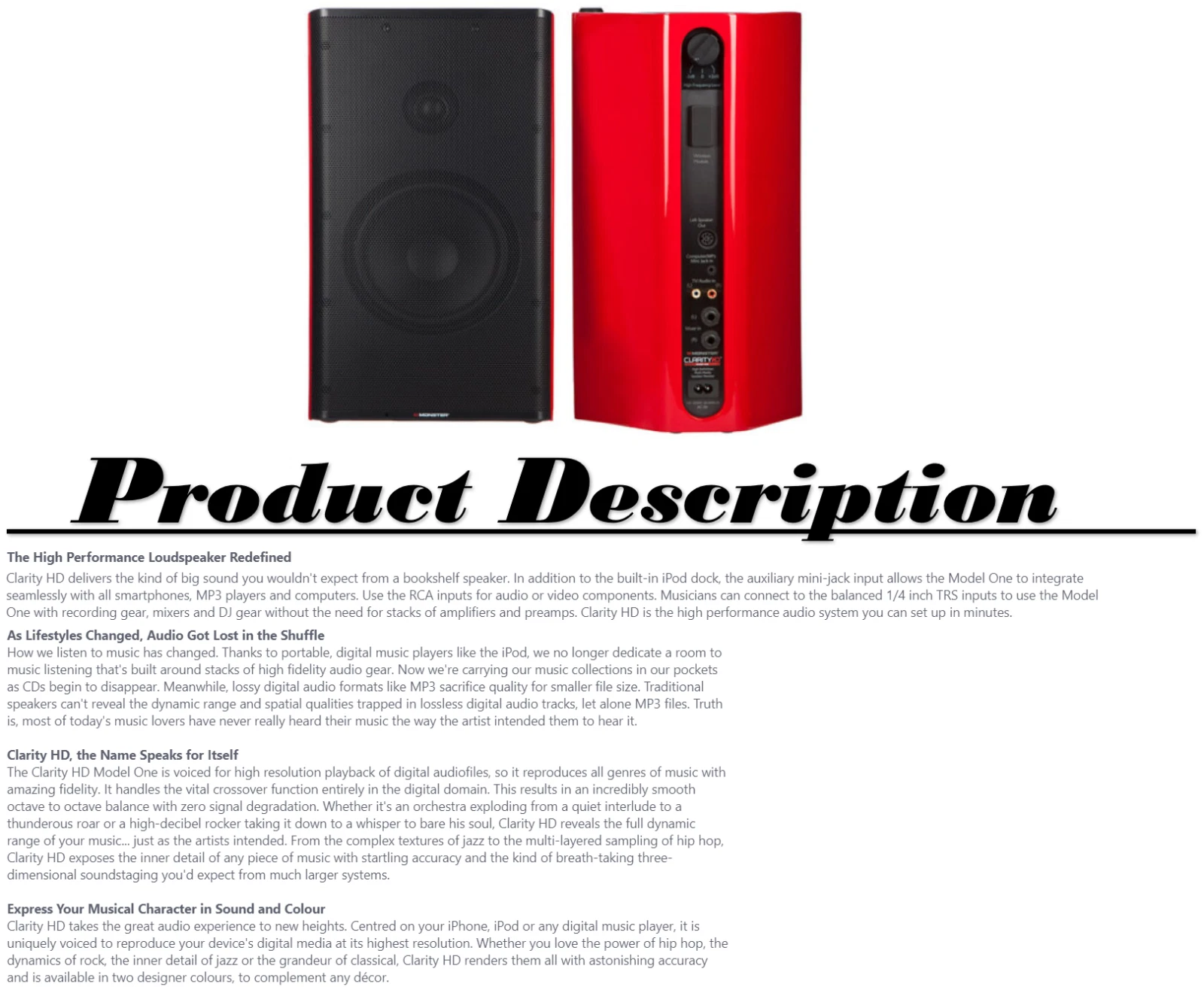 Monster Clarity HD ONE 🌈Minty & RaRe🌈 Stereo Powered Speakers Bluetooth - Picture 4 of 4