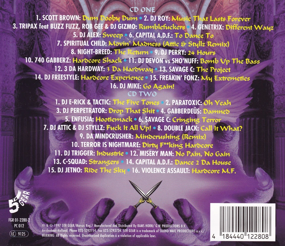 VARIOUS ARTISTS - 2 CD - Rave Guardian 2 ( 32 Hardcore Traxxx ) - Bild 2 von 2