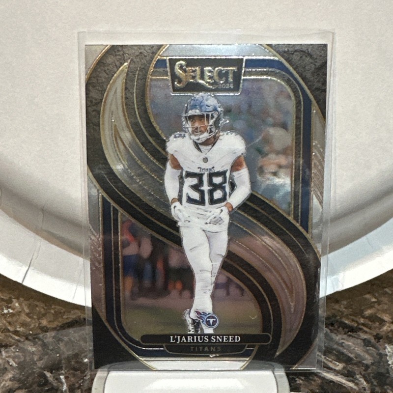 L'Jarius Sneed 2024 Panini Select Football Tennessee Titans Premier Level #179