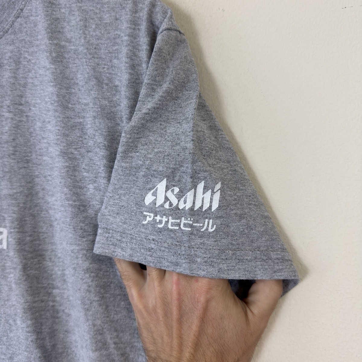 Wagamama Asahi Beer Noodle Graphic Grey Tee Shirt - Large View 3