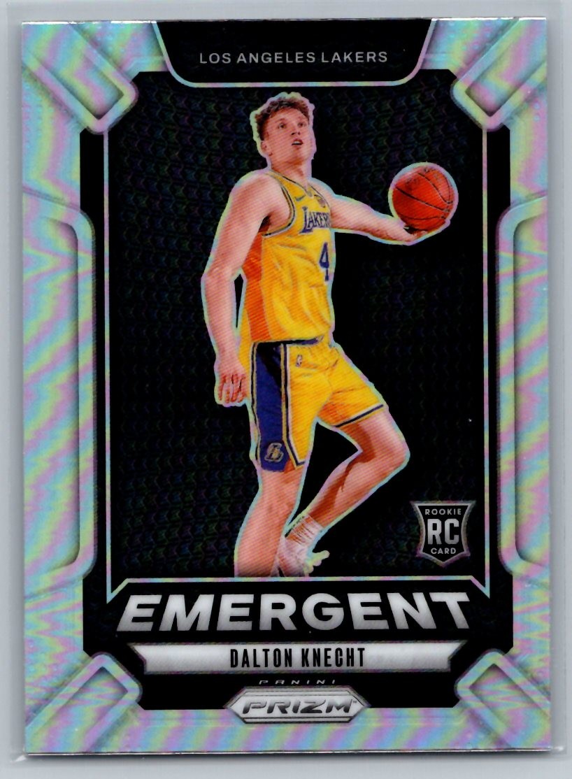 2024-25 Panini Prizm #10 Dalton Knecht Emergent Prizms Silver