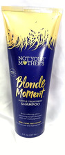NOT YOUR MOTHER'S BLONDE MOMENT PURPLE TREATMENT SHAMPOO 8 FL OZ BRASS REDUCING