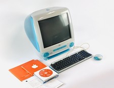 iMac G3 Bondi Blue G3 400 MHz, 192 MB RAM, 10 GB HDD, Mac OS 10.2. Spedizione gratuita