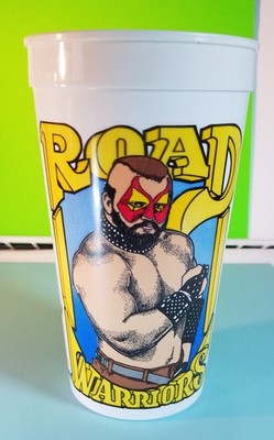 VTG NWA  GREAT AMERICAN BASH ROAD WARRIORS ANIMAL WRESTLING CUP 1987 RARE