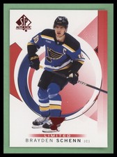 2024-25 SP Authentic Limited Red #19 Brayden Schenn St. Louis Blues