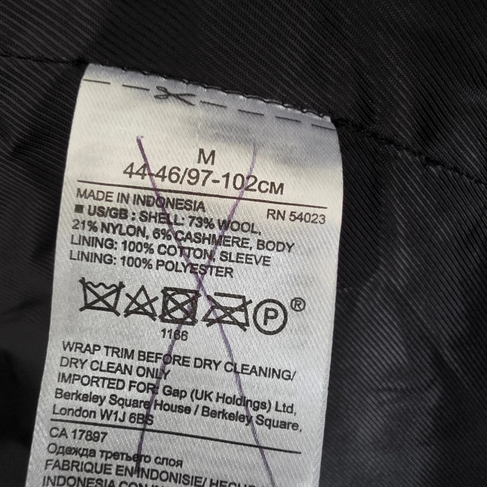 New Banana Republic Mario Bellucci Car Coat Overcoat Medium 38r Wool Blend image 13