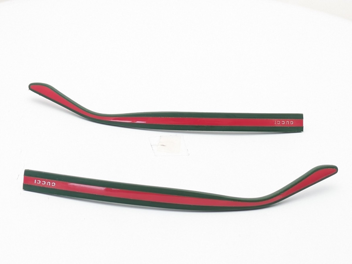 Gucci GG 1008 53U Green Red Replacement Arms Eyeglasses Sunglasses