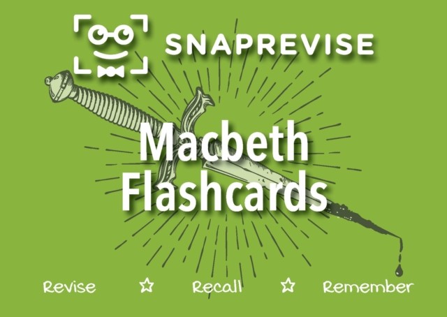 SnapRevise Macbeth Flashcards (Paperback Book)