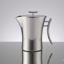 brocca Sambonet BAMBOO coffee pot jug caffettiera servire vintage DESIGN ACCIAIO