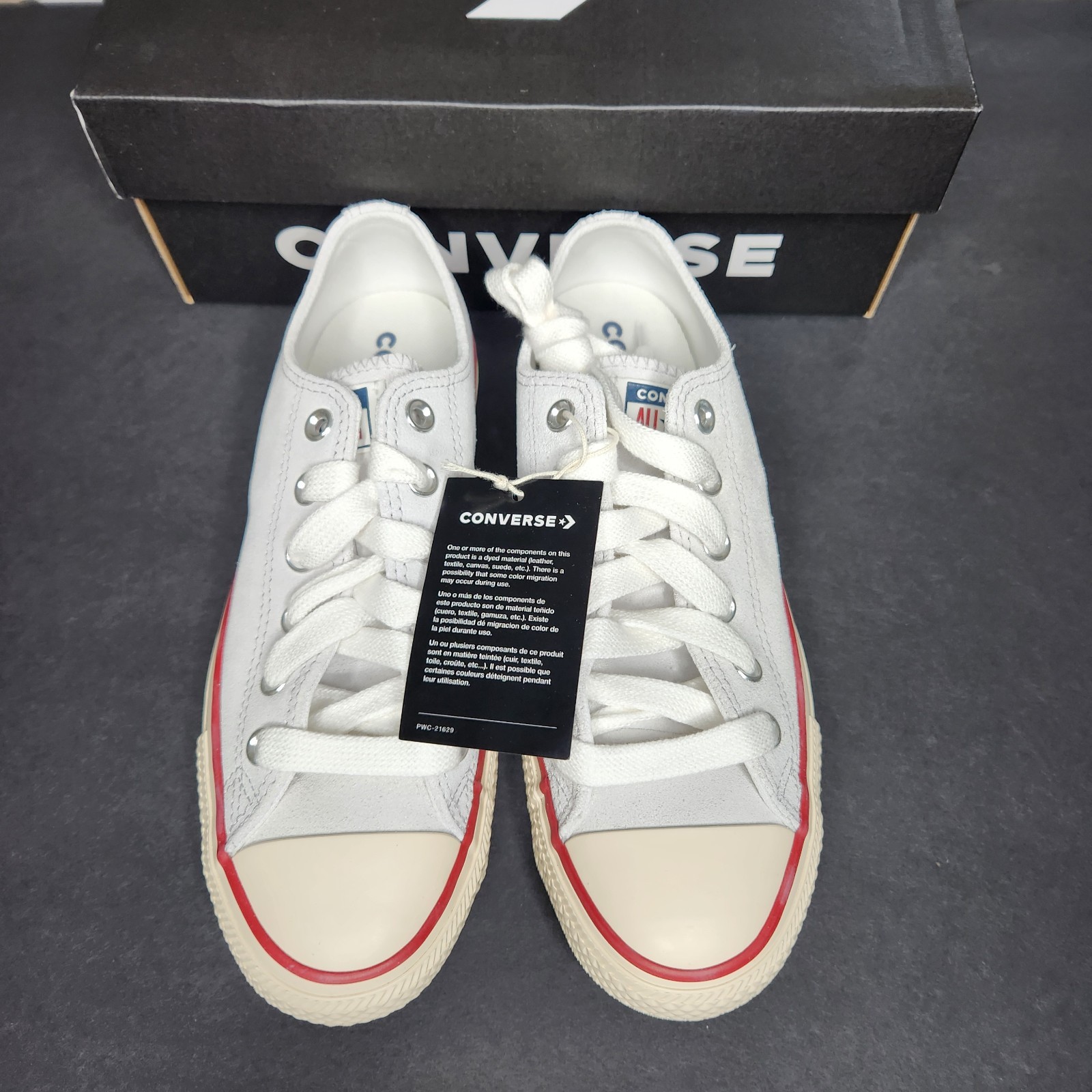 Converse Chuck Taylor all star Light Grey Brand New In Box Sizs M7/W9