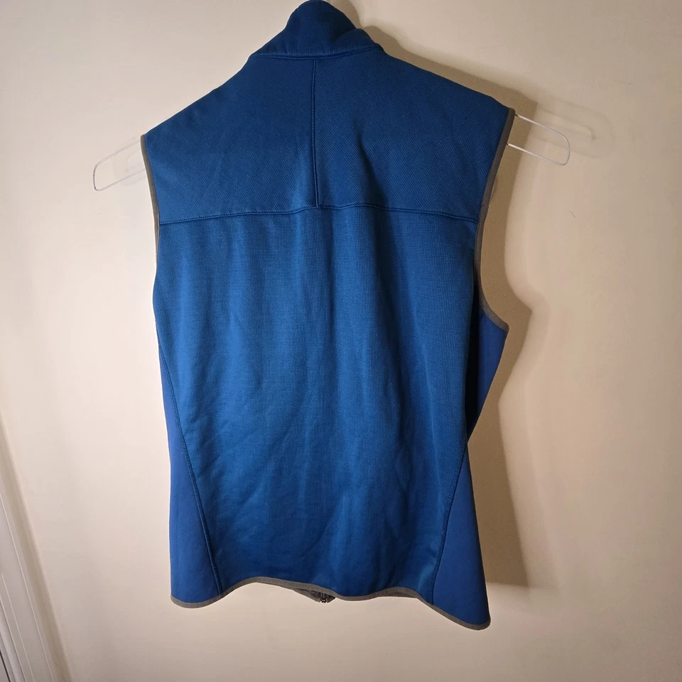 Chaleco Bills Khakis Para Hombres Grande Azul Teal Ropa de Trabajo Utilitaria Cremallera Completa Exterior Foto 2 de 4