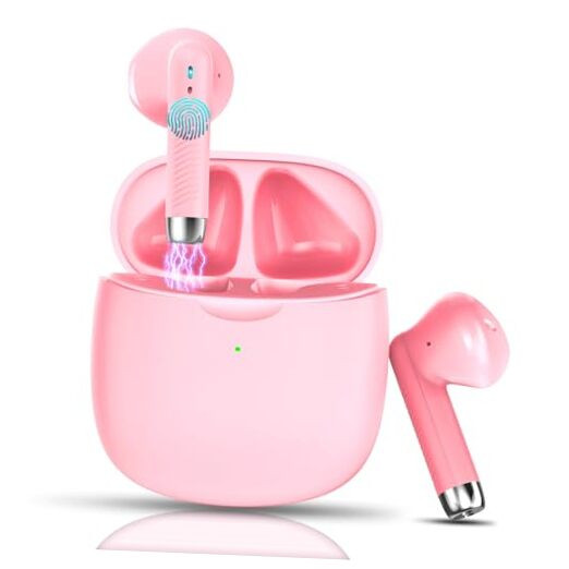 Wireless Bluetooth 5.3 Earbuds with Stereo Bass for Crystal Clear Sound-image