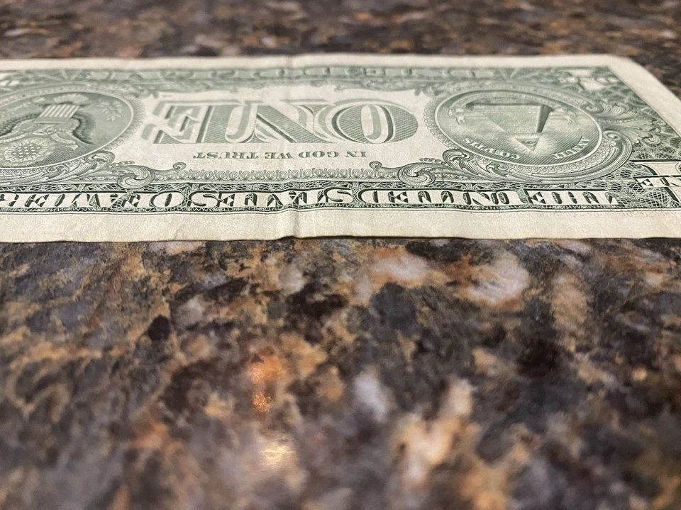 2006 Binary Note $1 Dollar Bill 00880800 RARE Fancy Serial Number - Image 3 of 3