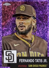 [DIGITAL] Topps Bunt Fernando Tatis Jr Chrome Platinum 23 S1 Purple Speckle Base