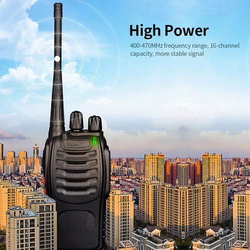 2PCS Baofeng Walkie Talkie BF-888S Sprechfunkgeräte Handfunkgerät 16Kanäle 5KM - Zdjęcie 5 z 12