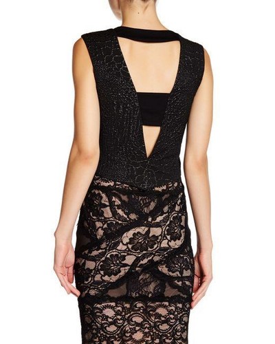 NICOLE MILLER PENELOPE ANIMAL JACQUARD BLOUSE $255 SAMPLE 2 - Picture 2 of 2