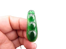 China,old jade,Collectibles,Jadeite jade,rare Kidney bean,pendant A(505)