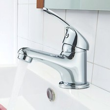 Edelstahl Waschtischarmatur Badarmatur Einhand Chrom Wasserhahn Mischbatterie