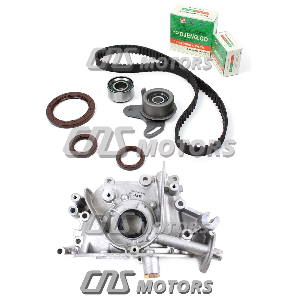HTD Gates Timing Belt Kit W/ Oil Pump for 2006-2011 Hyundai Accent Kia Rio Rio5 Foto 4 de 4