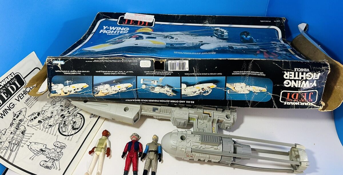 STAR WARS Vintage Y-Wing Fighter 1980 COMPLETE WITH ACTION STAR WARS Vintage Y-Wing Fighter 1980 COMPLETE WITH ACTION