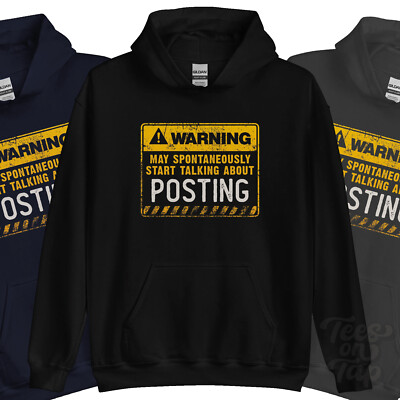 WARNUNG KANN SPONTAN ANFANGEN, ÜBER DAS POSTEN VON HOODIE ZU SPRECHEN
