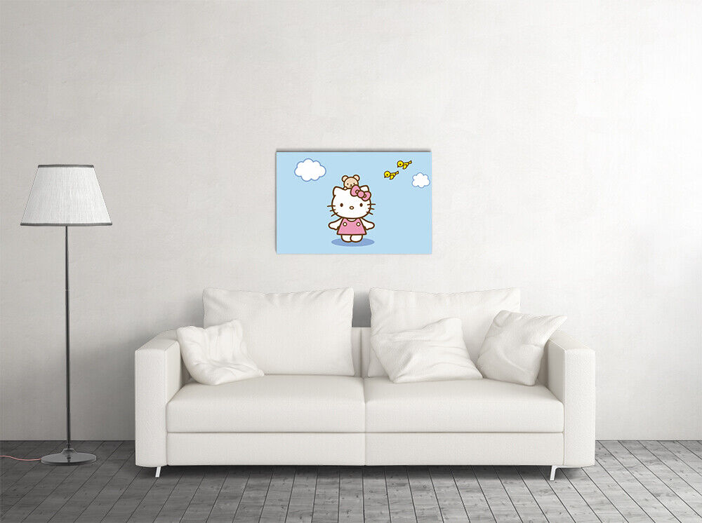 Cute Hello Kitty Cat Poster by Botolsaos - Fine Art America