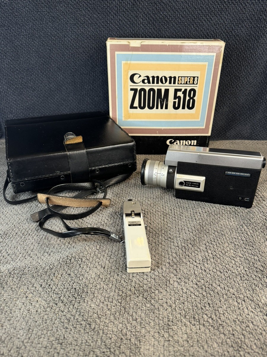 518 Super 8 Canon Auto Zoom 518 Canon Single 8 518 Canon Vintage