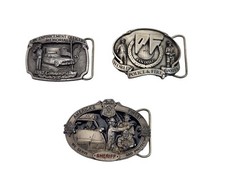 Vintage Police Sheriff Law Enforcement Limited Edition Belt Buckle Lot
