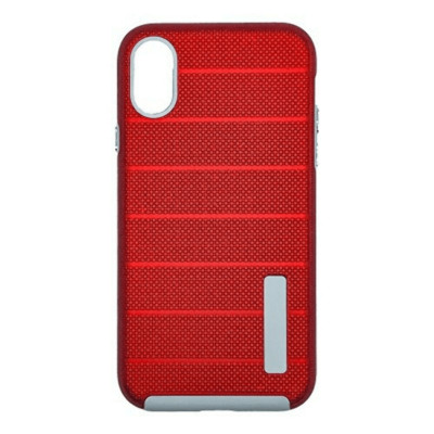Slim Cross Grip Thin Case Cover for iPhone XR 6.1'' RED