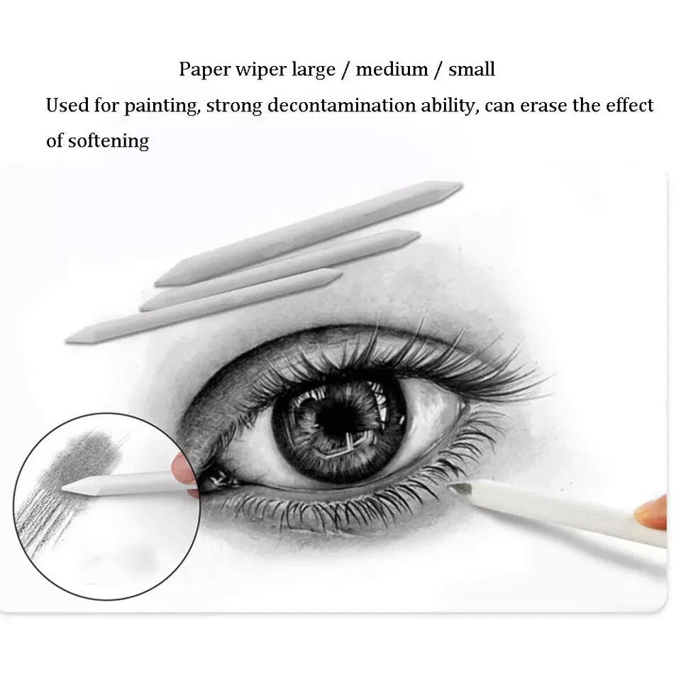 83 pcs Professional Drawing Artist Kit Set Pencils and Sketch Charcoal & Bag - Image 3 of 4