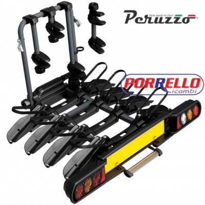 PURE INSTINCT FAHRRADTRÄGER ANHÄNGERKUPPLUNG PERUZZO FÜR 4 E-BIKES FAHRRAD ART. 708/4W