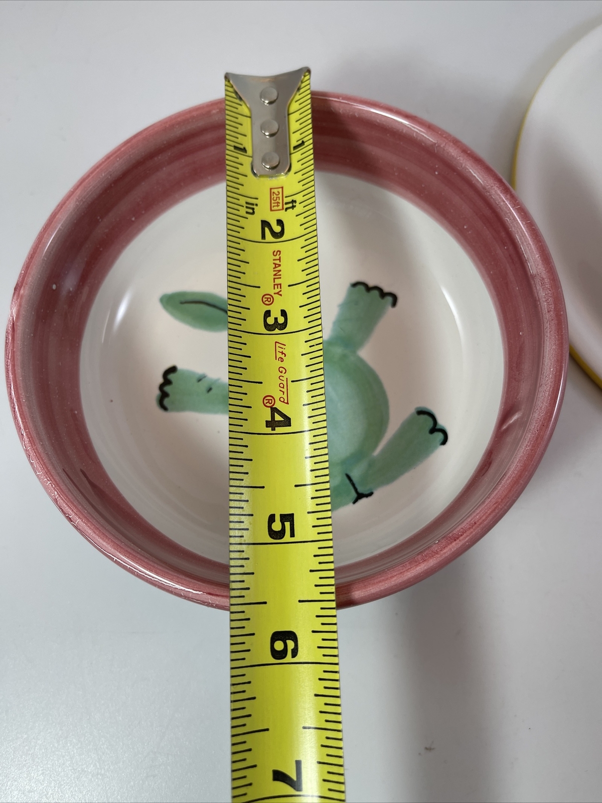 Ciao By Bellini Plate And Bowl Set Hand Painted Bunny Rabbits Childs Set Italy