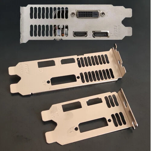 Low Profile Full High Bracket für MSI GTX1050 GTX1050Ti LP Graphics Video Cards