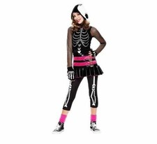 Skeleton Hoodie Set Girls Costume Large 10-12 