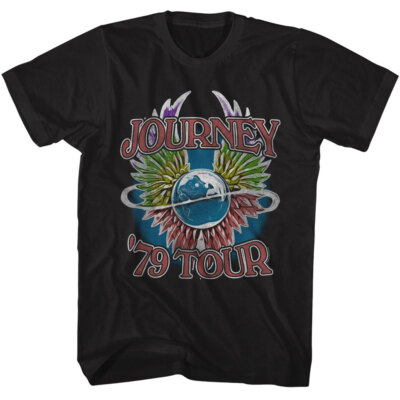 JOURNEY 2013 ツアーシャツ Journey 79 World Tour Men's T Shirt Rock Band Music Concert Merch