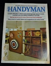 Vintage June 1974 Family Handyman Magazine, Home Improvement Garden, DIY Pattern