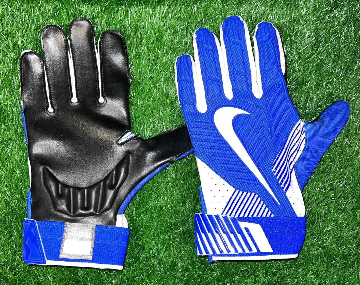 Blue lineman best sale football gloves