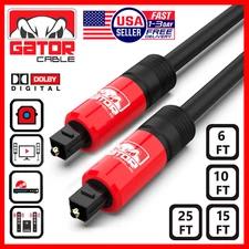 Toslink Optical Digital Audio Cable SPDIF Fiber Optic Cord Dolby DTS Sound