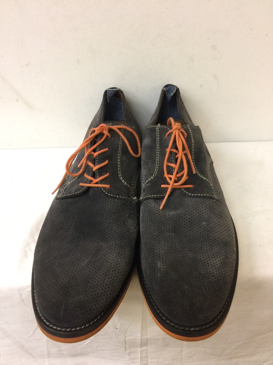 Aldo size 12 Men gray Suede Lace-Up Casual Dress Oxfords  display picture 1