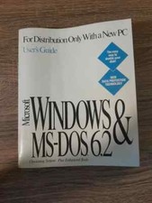 Microsoft Windows MS-DOS 6.2 - Paperback Book - ST36