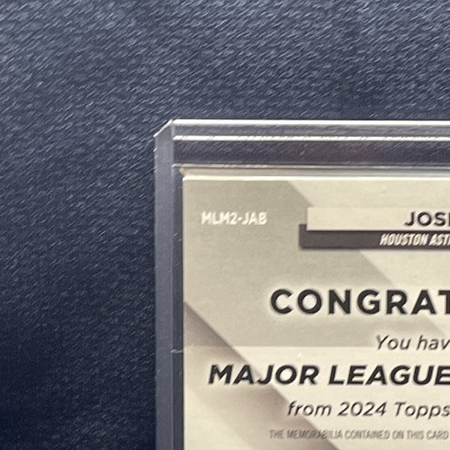 2024 Topps Serie 2 - Materiali Major League #MLM2-JAB José Abreu (MEM) - Foto 8 di 11