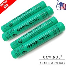 4-Pack 75375 3.6v 2.2Ah Batteries Stick for Streamlight Stinger Poly Flashlights