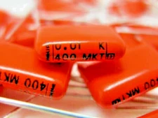 12X - .01uf @ 400V (10%)- (PHILLIPS-MKT) Metallized Polyester film CAPACITOR #98