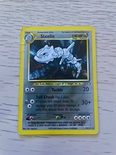 Steelix - 15/111 - Pokemon Neo Genesis Unlimited Holo Rare Card WOTC Damaged