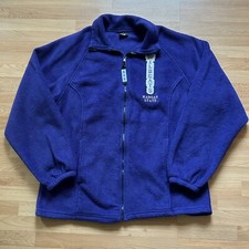 Kansas State KSU Wildcats Jacket Womens XL Full Zip Purple USA Outdoor Sports