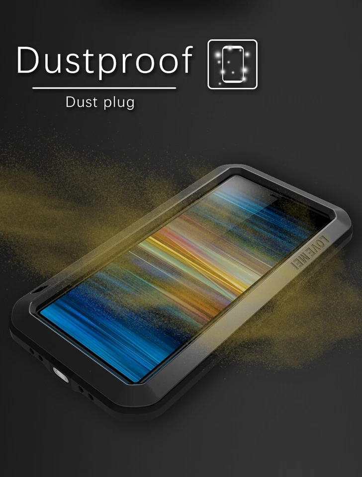 LOVE MEI Waterproof Outdoor Alu Gorilla Glass Case for Sony Xperia 5 XZ1 10 Plus - Image 4 of 4