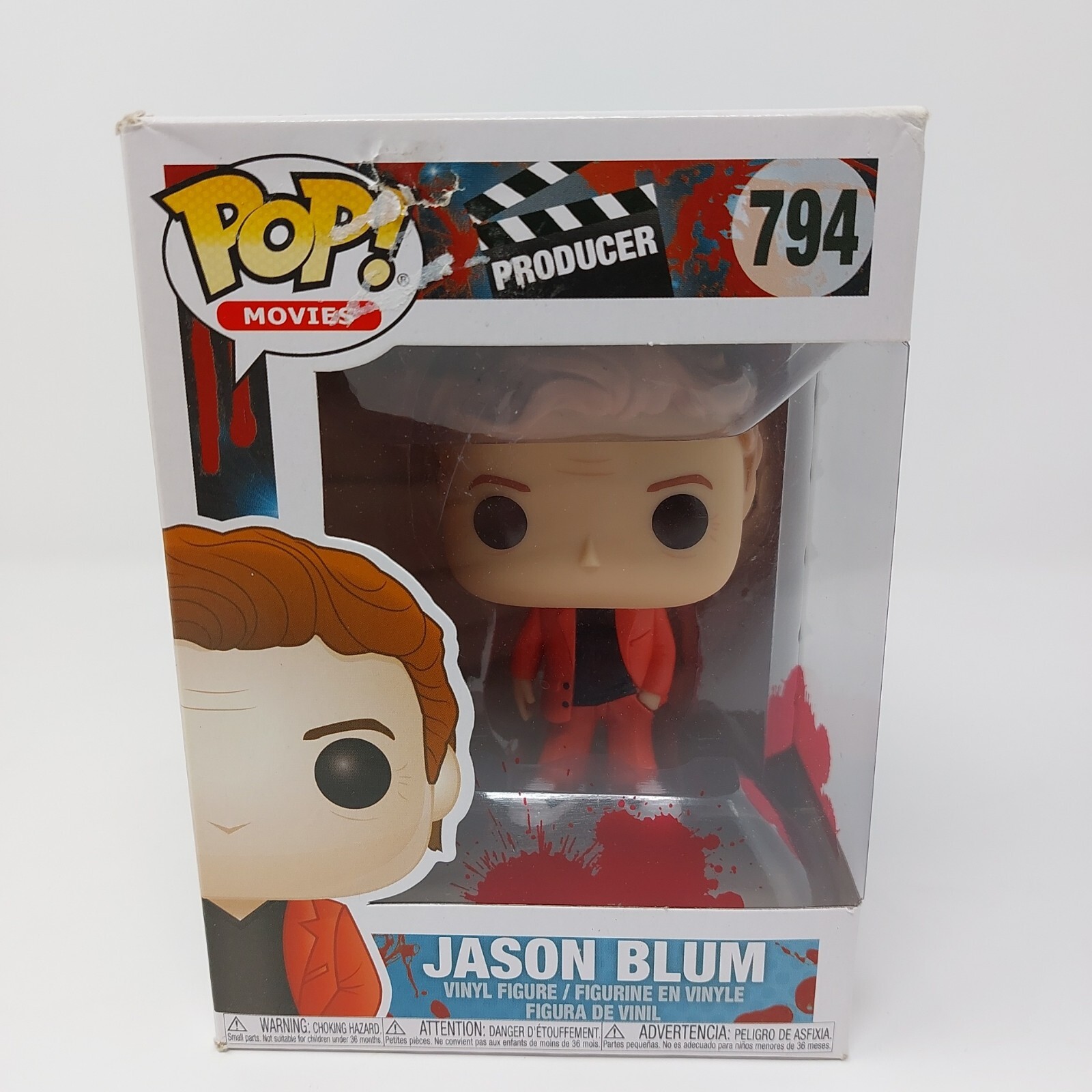 Funko Pop Movies Jason Blum Brand New In Damaged Box