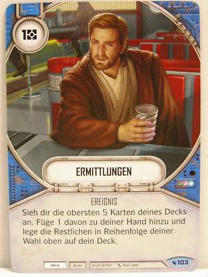 Star Wars Destiny - 2x #103 Ermittlungen - Vermächtnisse / Legacies