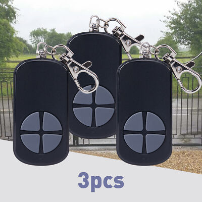 3PCS 433.92MHz Smart Sliding Gate Opener Remote Control Wireless Backup Key